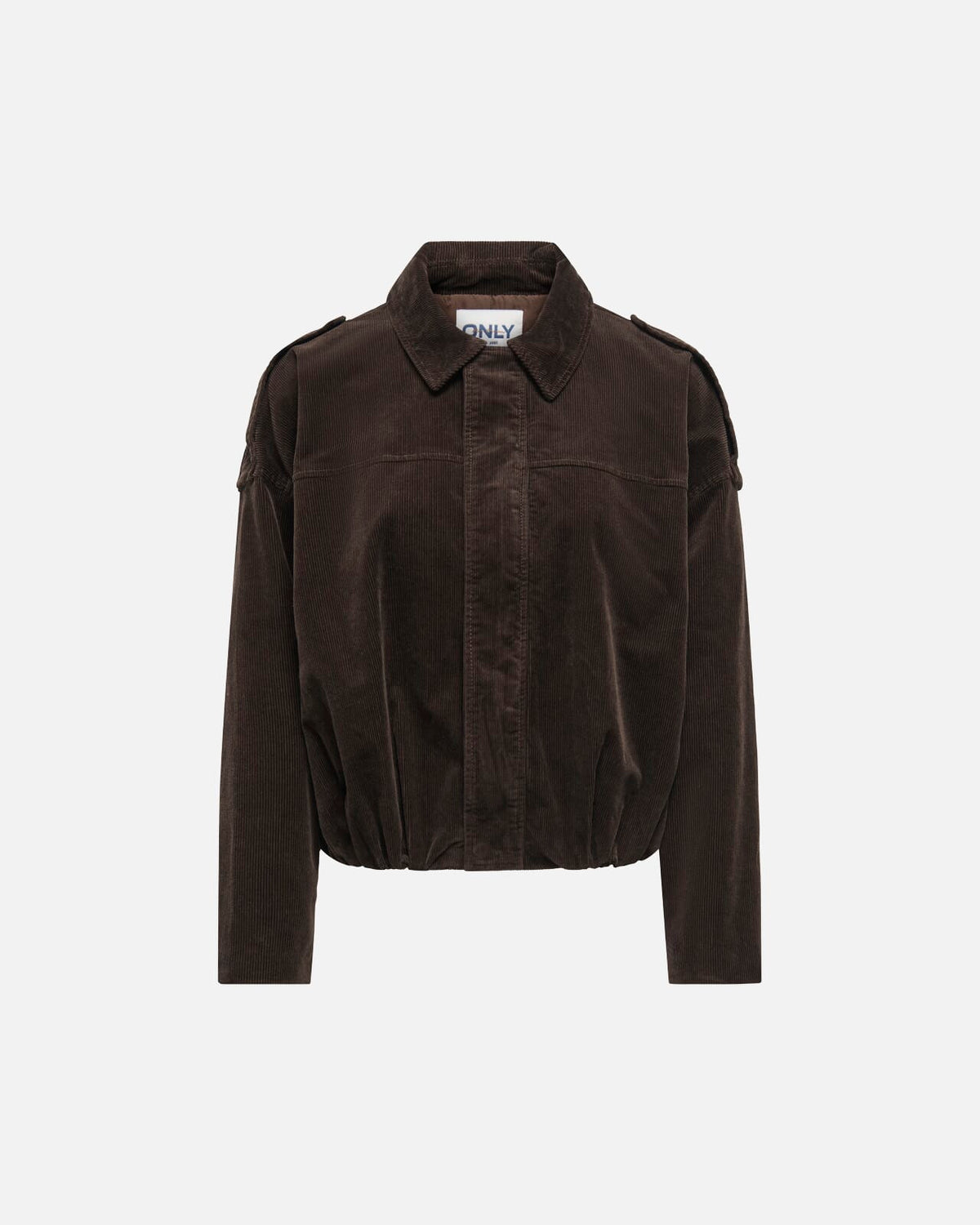 ONLY Bomberjakke Moon-Flora L/S Cord Bomber - Chocolate Brown