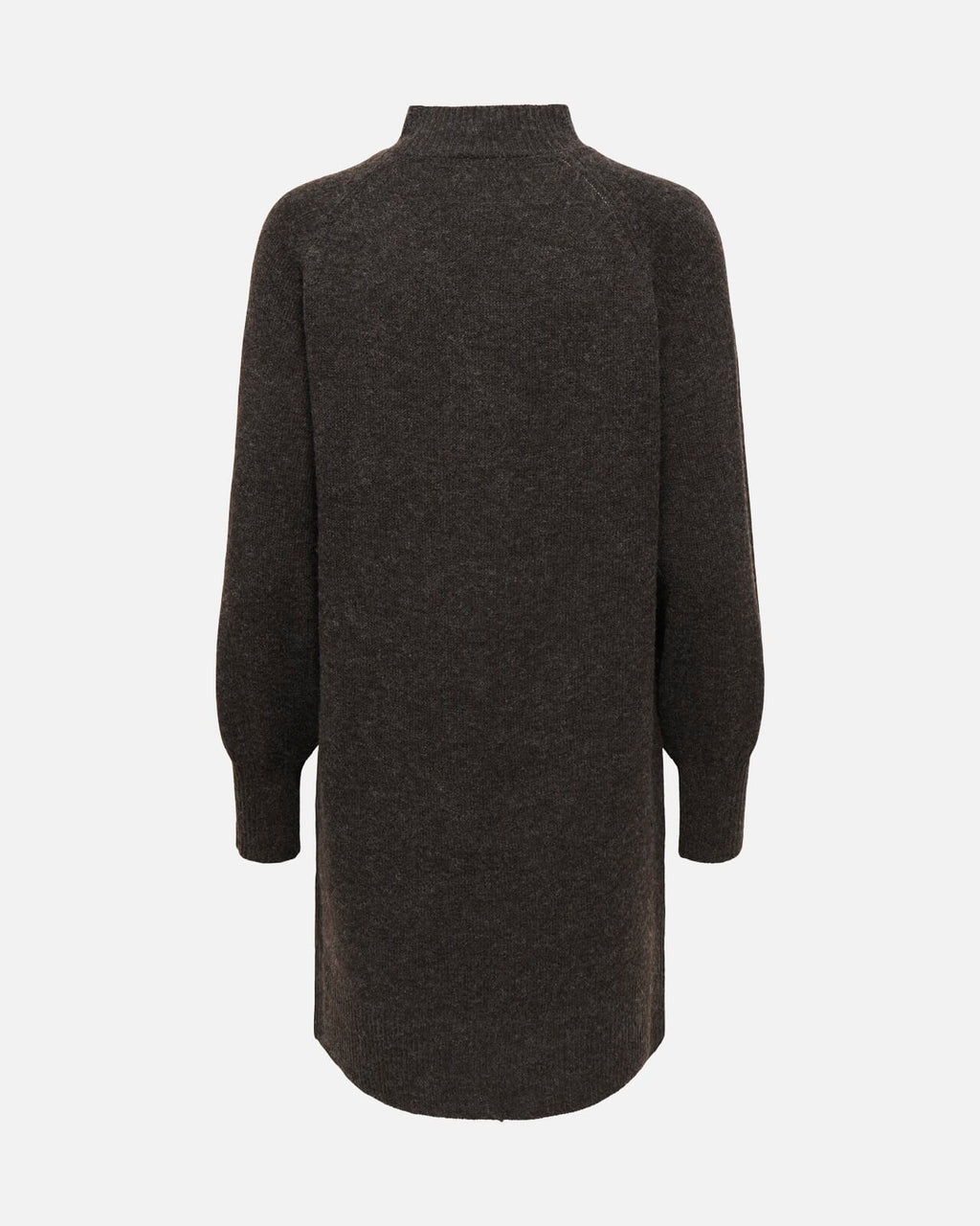 ONLY Strikkekjole Olivia LS High Neck - Molé Melange