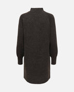 ONLY Strikkekjole Olivia LS High Neck - Molé Melange