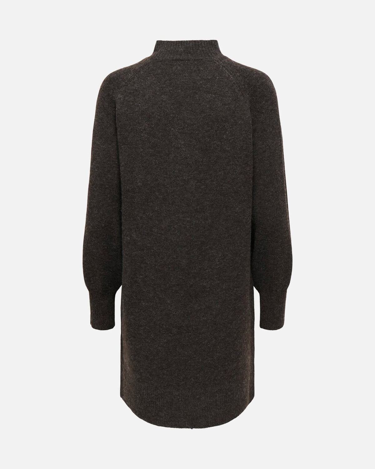 ONLY Strikkekjole Olivia LS High Neck - Molé Melange