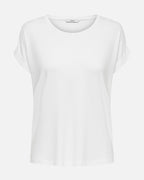 ONLY T-skjorte Moster S/S - White