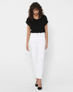 ONLY T-skjorte Moster S/S - Black/ Solid Black