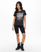 ONLY Sykkelshorts Love Life - Black
