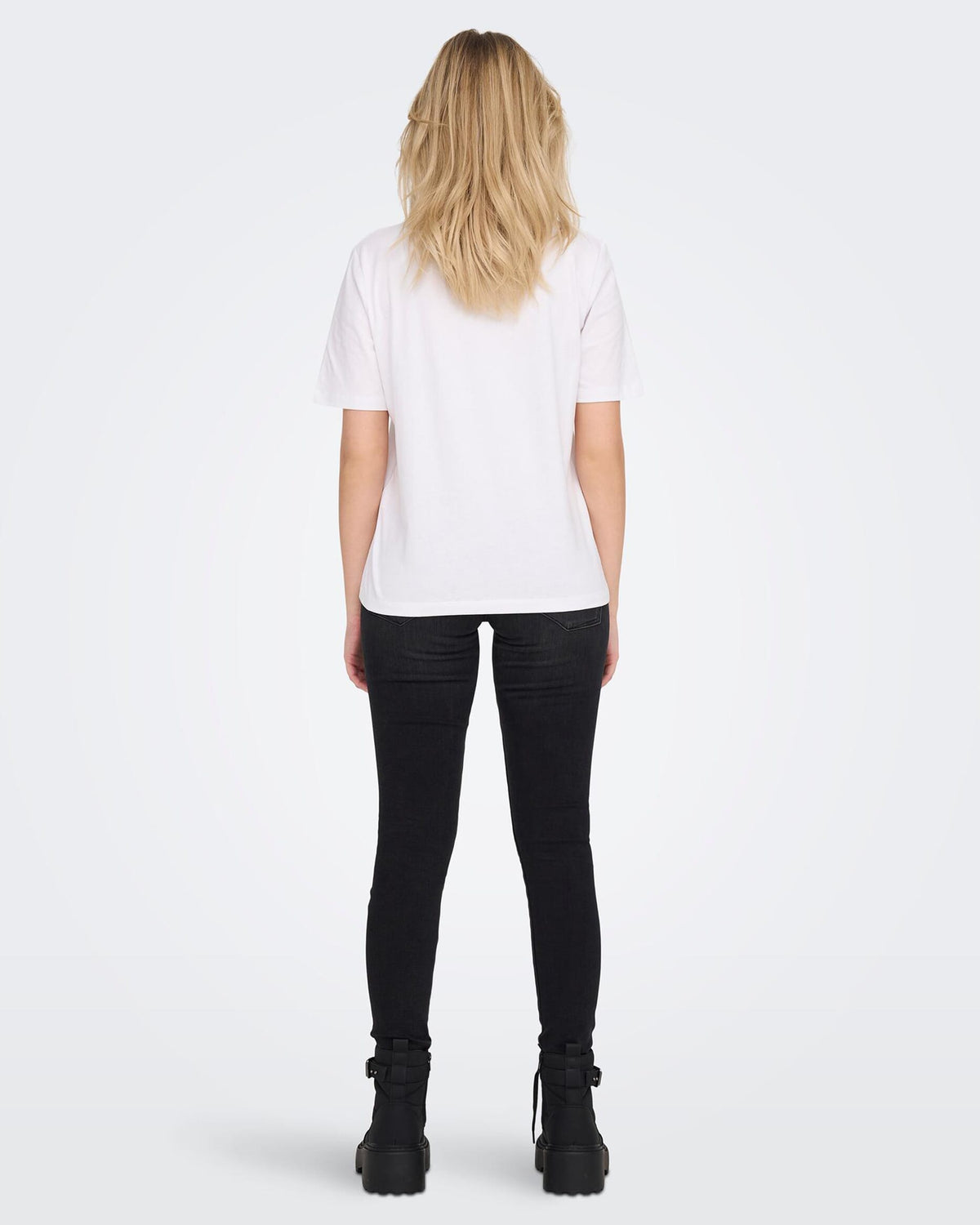 ONLY T-skjorte Only S/S - White