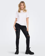 ONLY T-skjorte Only S/S - White