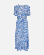 ONLY Midikjole Chianti S/S Long - Marina/ White Flower