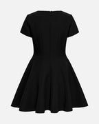 ONLY Kjole Orleen Life S/S Peplum - Black