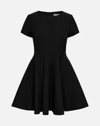 ONLY Kjole Orleen Life S/S Peplum - Black
