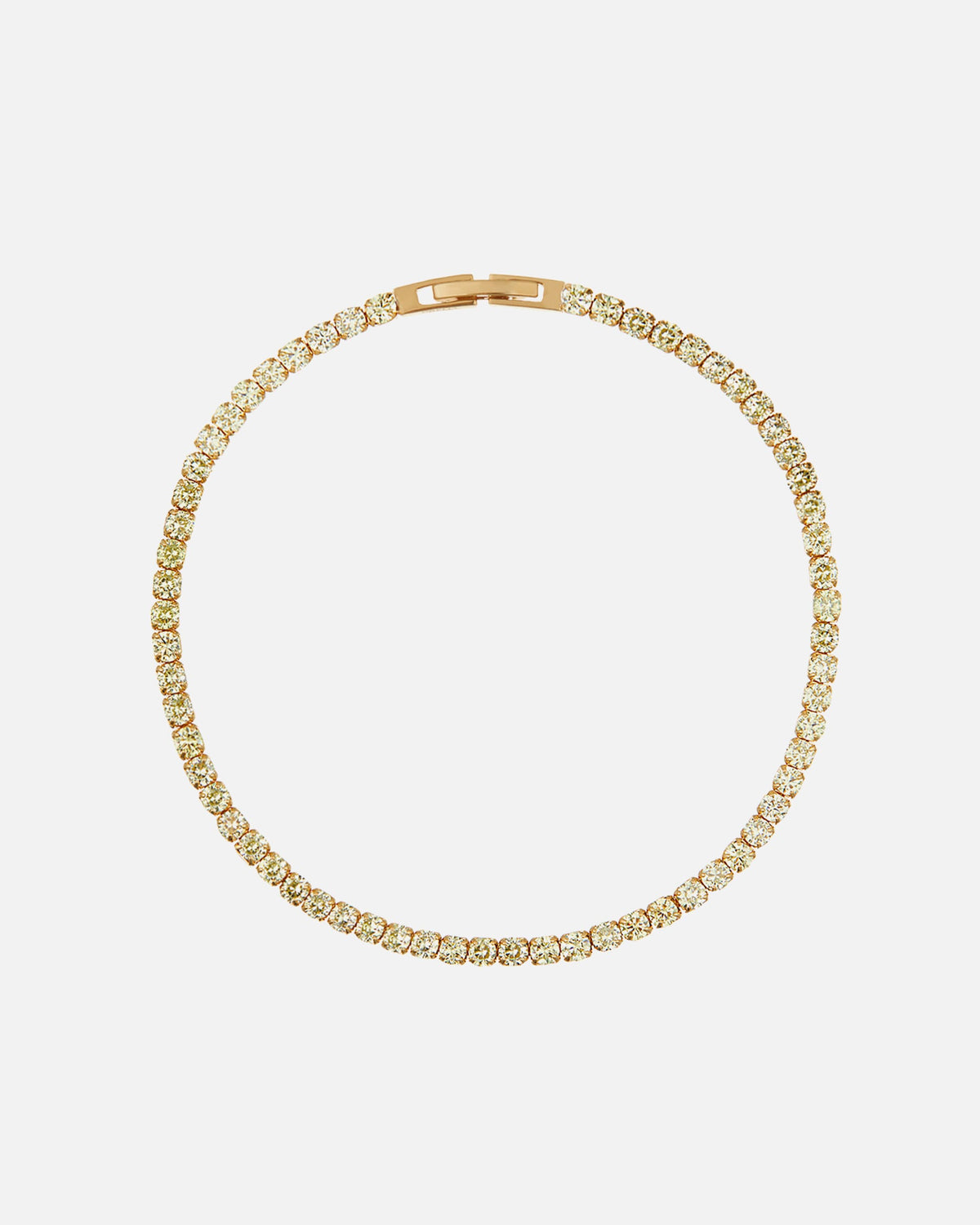 Orelia Armbånd Armbånd Tennis - Gold/ Apple Green
