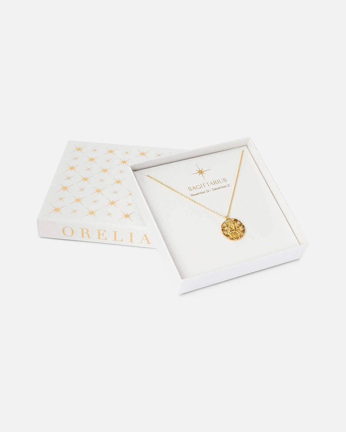 Orelia Kjede Zodiac Sagittarius / Skytten - Gold