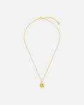 Orelia Kjede Crystal Daisy Charm - Gold