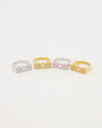 Maria Black Ring Mom - Pink/ Silver