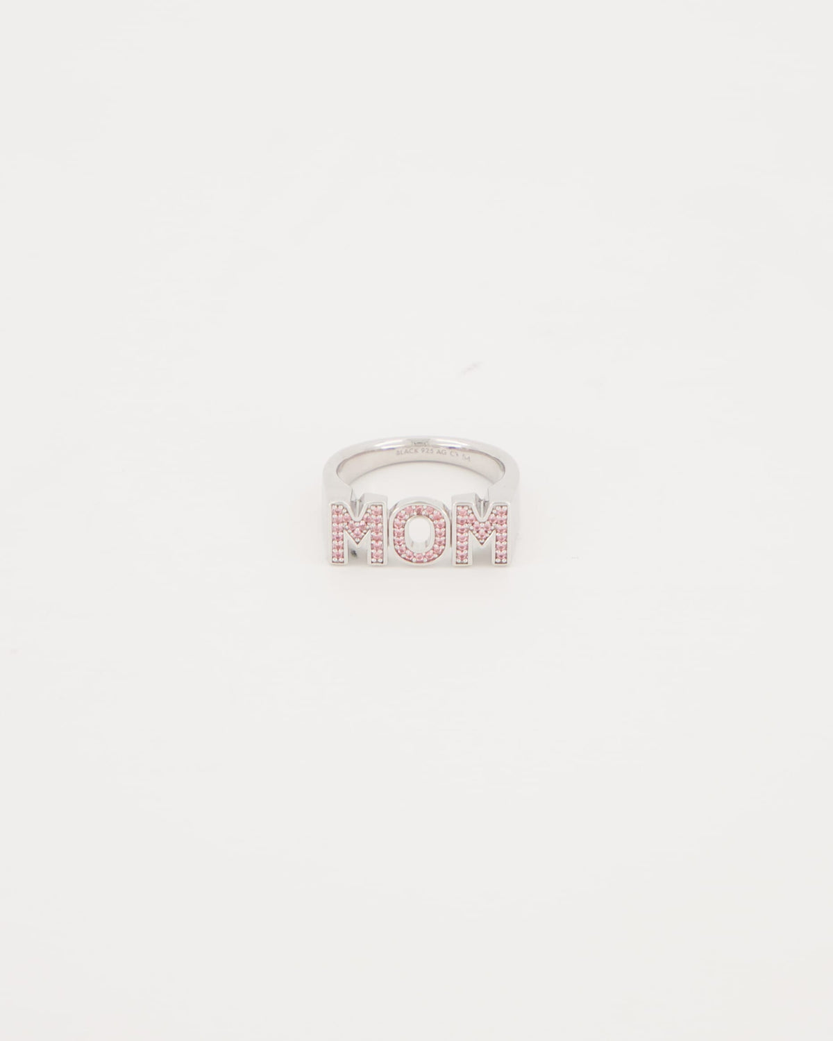 Maria Black Ring Mom - Pink/ Silver