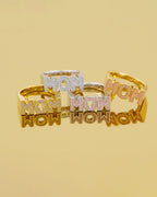 Maria Black Ring Mom - Pink/ Silver