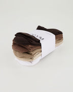 VERO MODA Sokker Klara 5pk - Oatmeal/ Chocolate / Oatmeal/ White