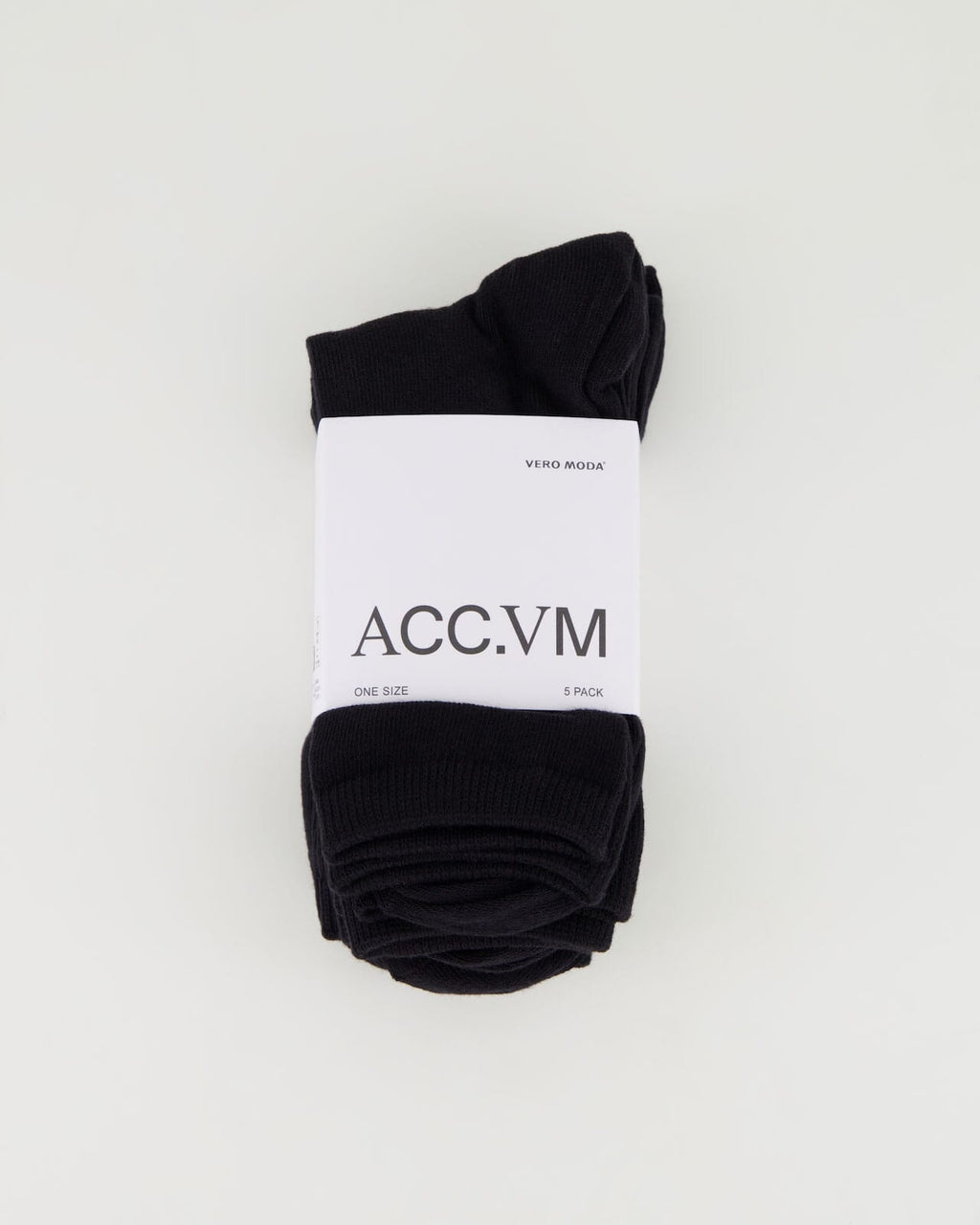 VERO MODA Sokker Mille 5pk - Black