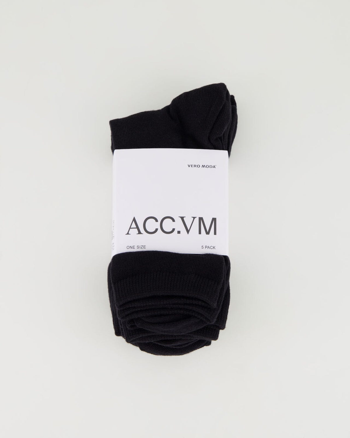 VERO MODA Sokker Mille 5pk - Black