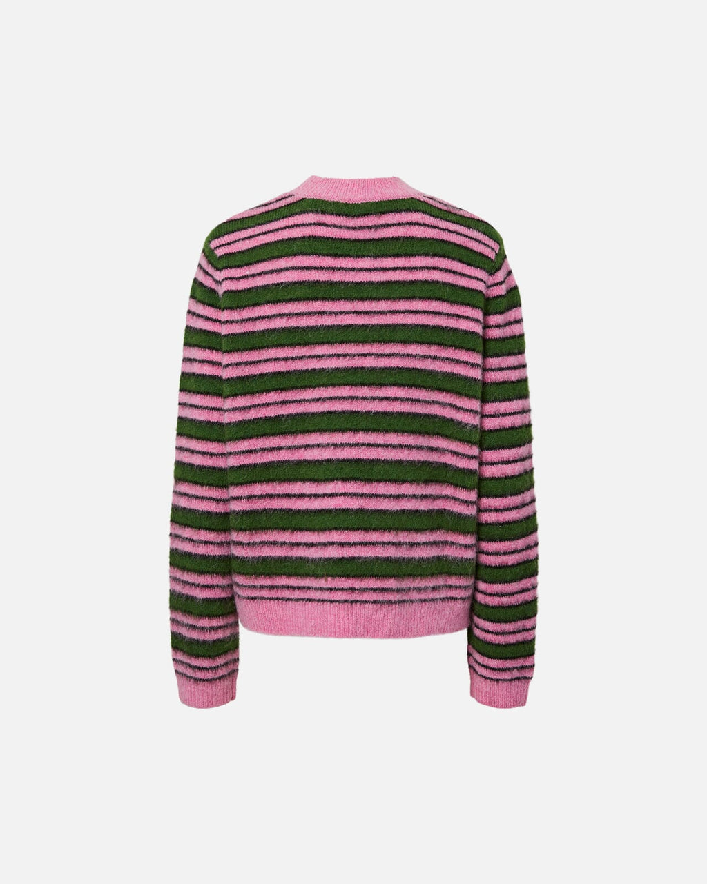 FLOYD Strikkegenser Jada LS O-neck Knit - Fruit Dove/ Mint green