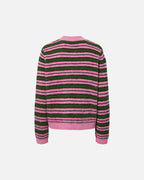 FLOYD Strikkegenser Jada LS O-neck Knit - Fruit Dove/ Mint green