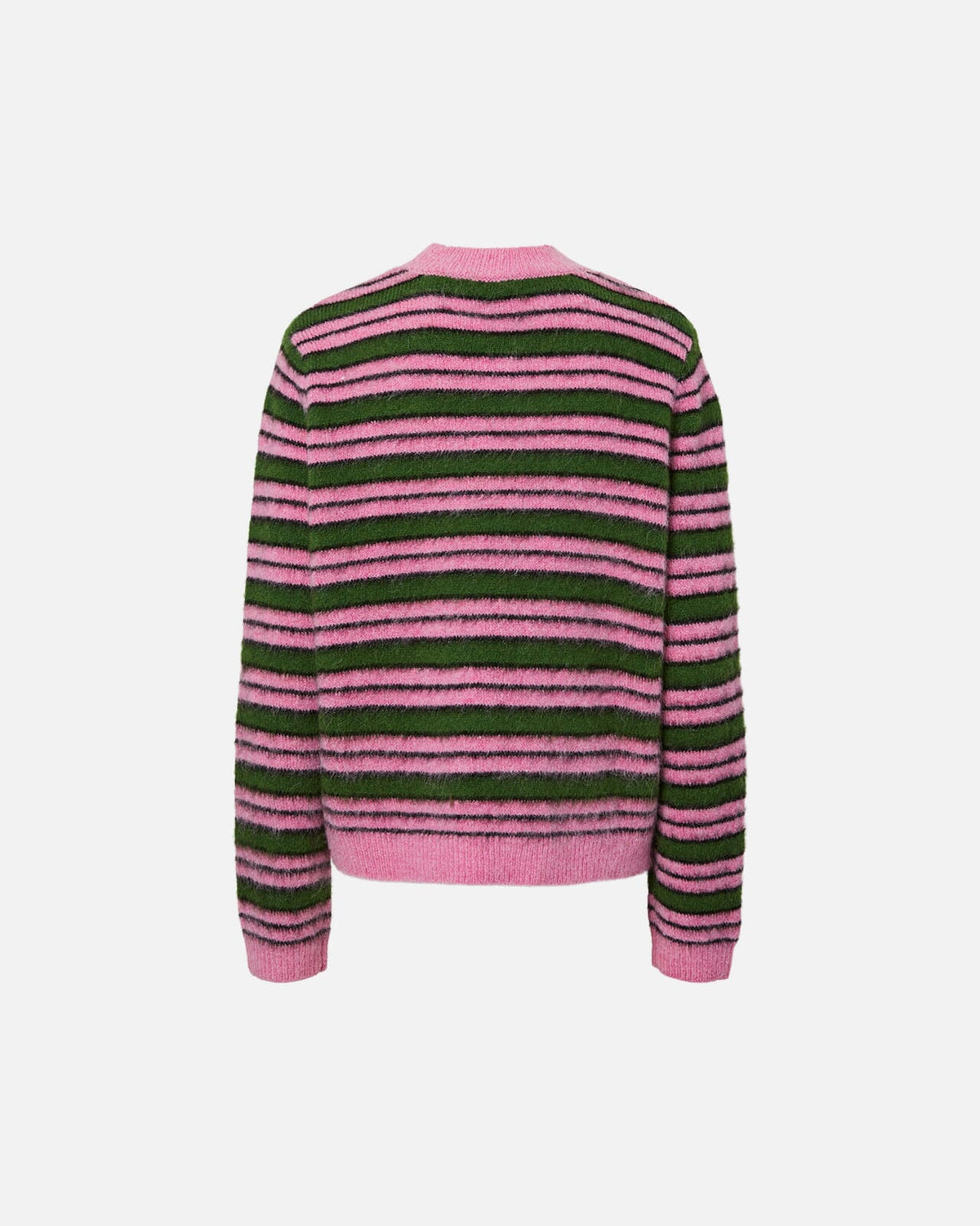 FLOYD Strikkegenser Jada LS O-neck Knit - Fruit Dove/ Mint green
