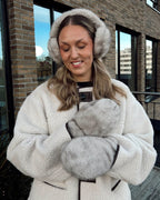 PIECES Votter Jutlandia Mittens - Greige