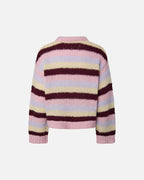 PIECES Strikkegenser Dorthea LS Chunky Knit - Roseate/ Winetasting/  Vanilla/ Pastel Lilac