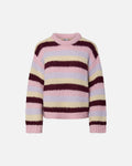 PIECES Strikkegenser Dorthea LS Chunky Knit - Roseate/ Winetasting/  Vanilla/ Pastel Lilac