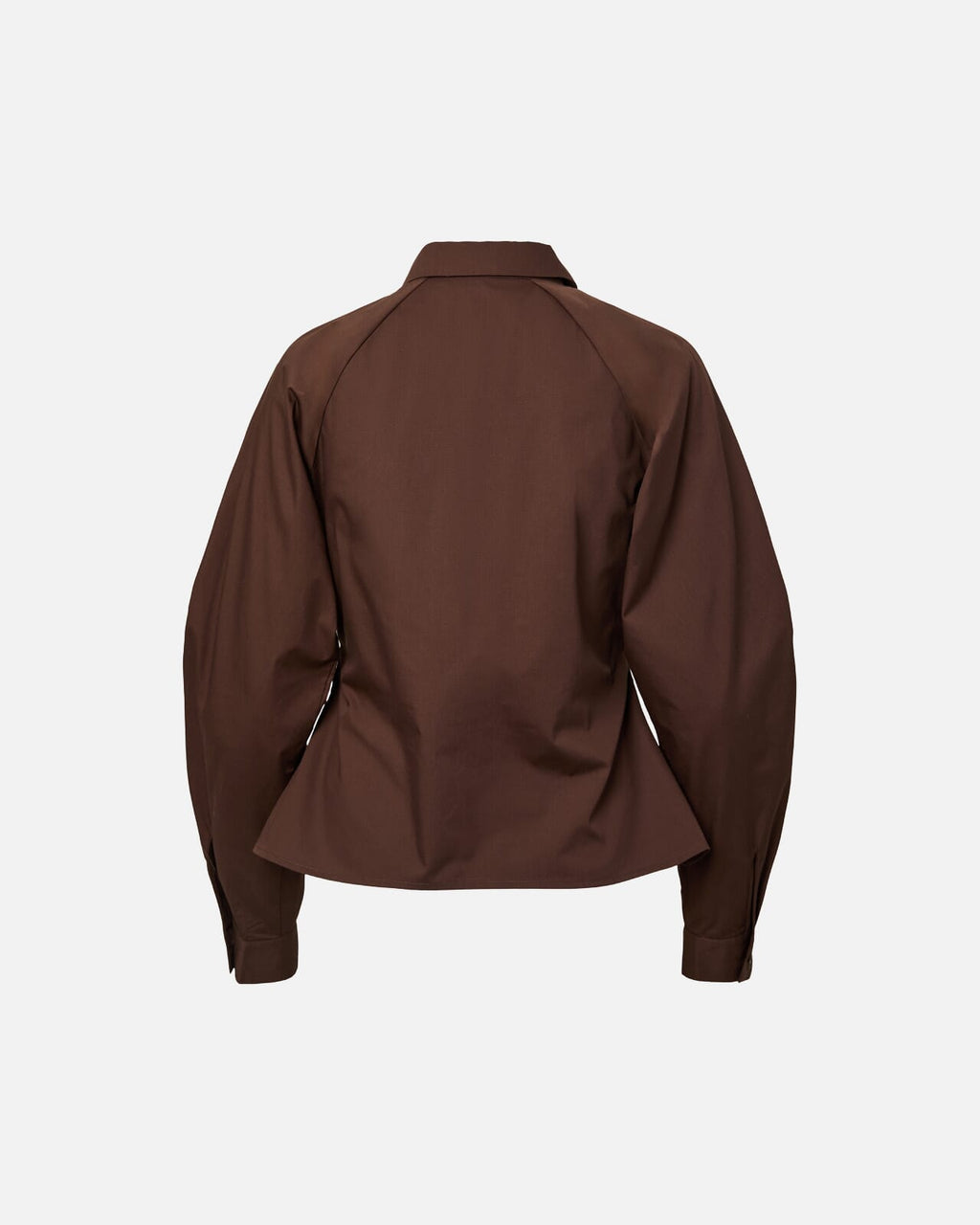 PIECES Skjorte Elodie L/S Shirt - Chicory Coffee