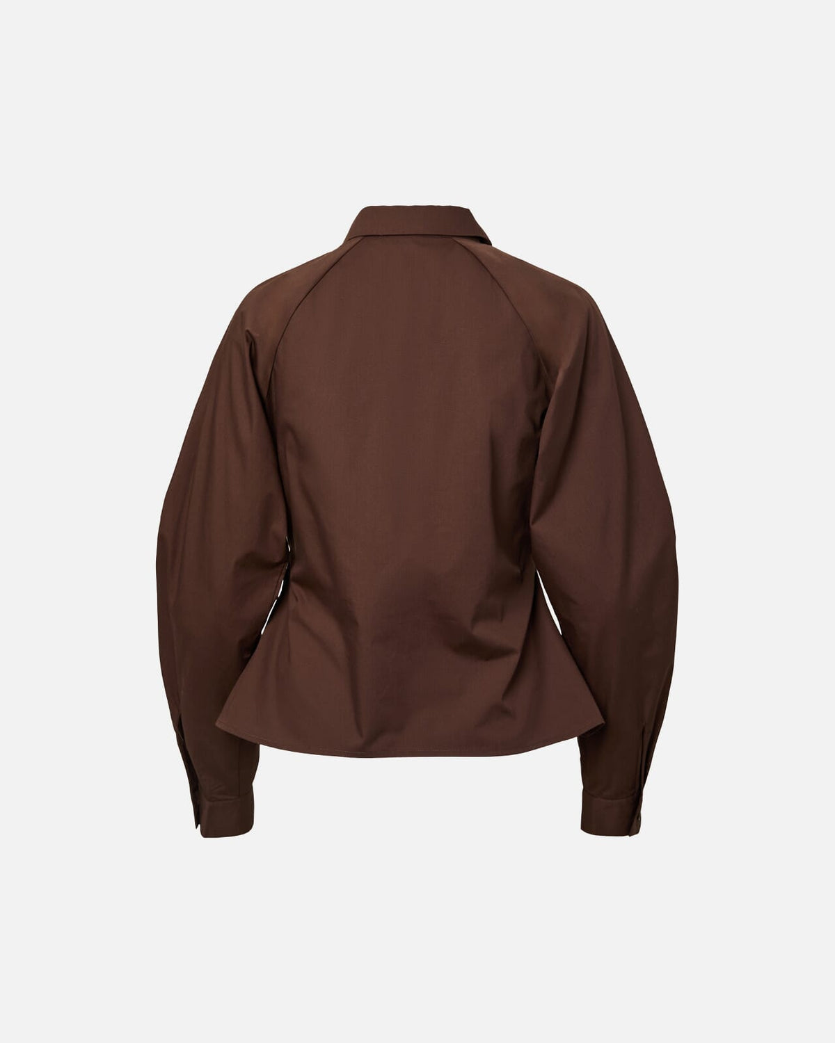 PIECES Skjorte Elodie L/S Shirt - Chicory Coffee