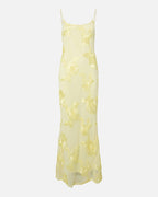 PIECES Maxikjole Eva SL Ankle - French Vanilla