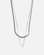 PIECES Kjede Bina 2-pack - Silver