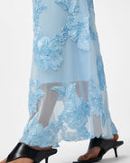 PIECES Maxikjole Eva SL Ankle - Cashmere Blue