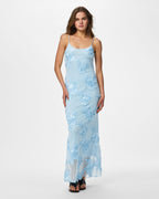 PIECES Maxikjole Eva SL Ankle - Cashmere Blue