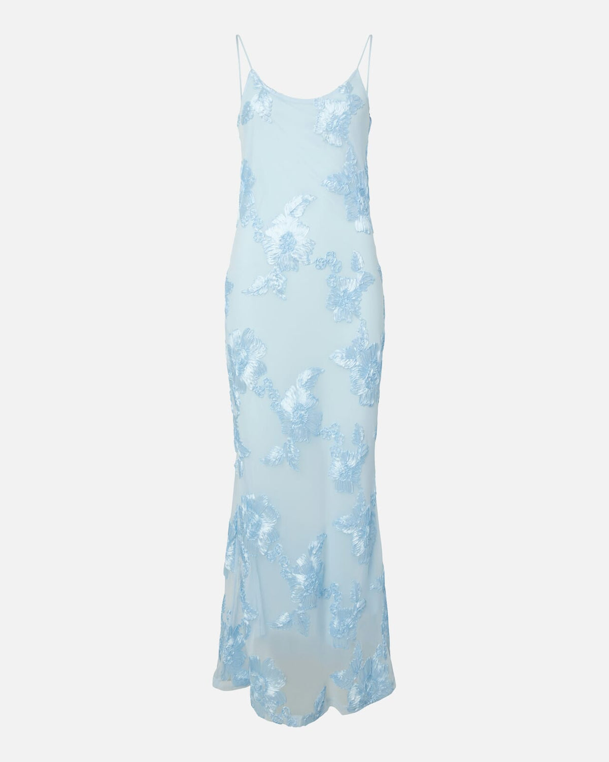 PIECES Maxikjole Eva SL Ankle - Cashmere Blue