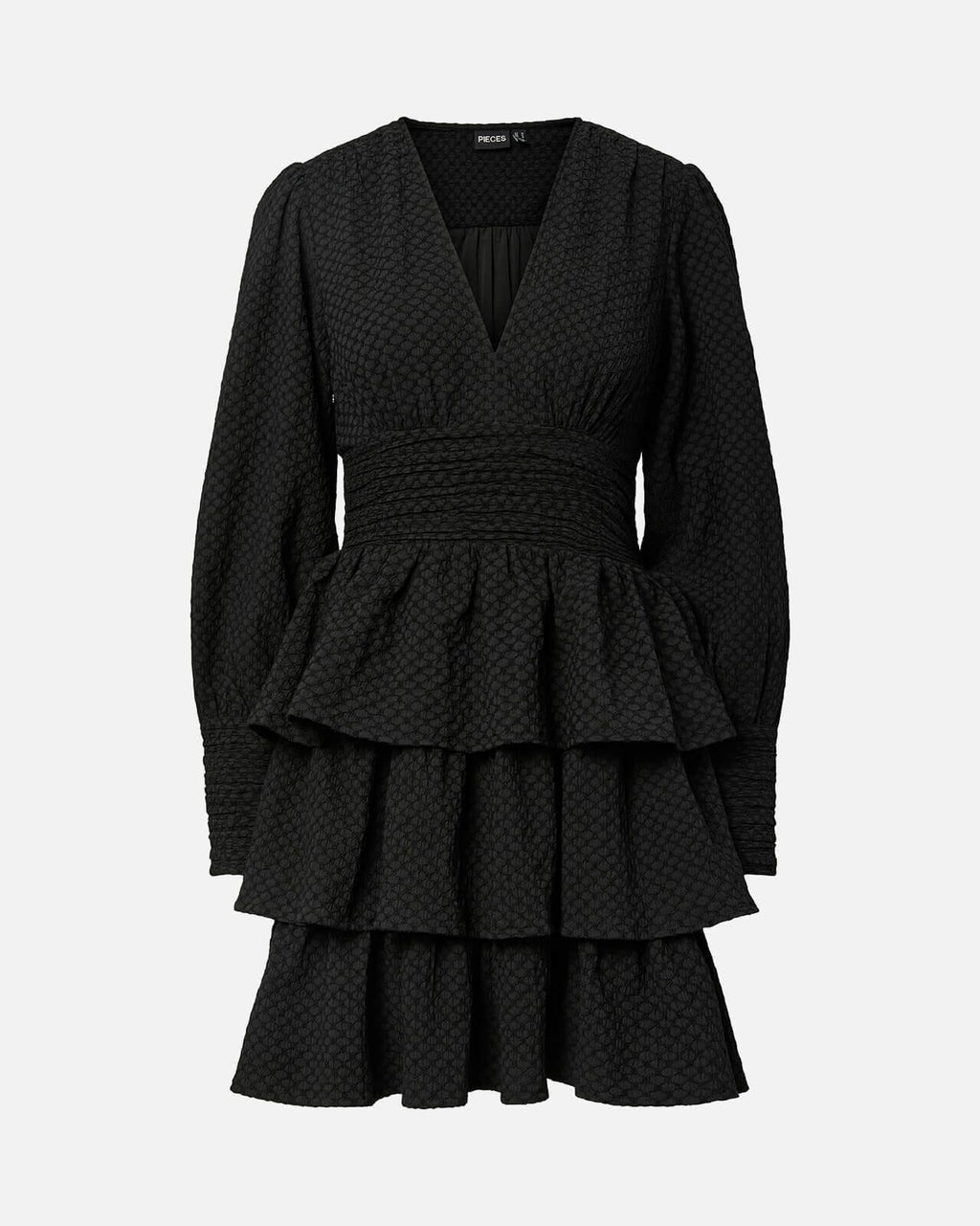 PIECES Kjole Monika LS - Black
