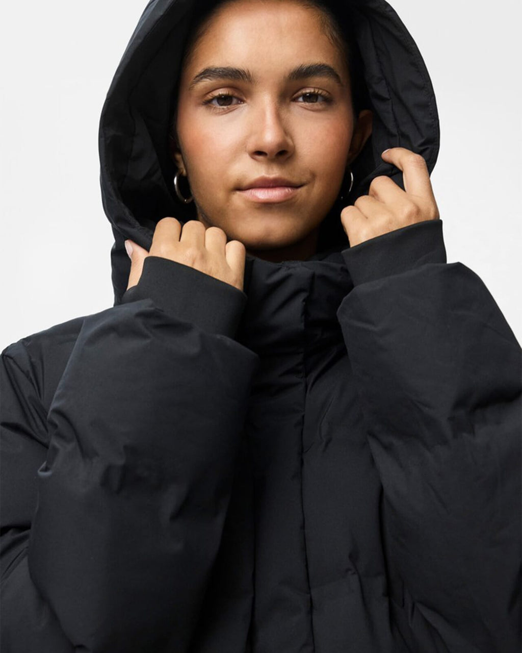 PIECES Boblejakke Norma Puffer Jacket - Black