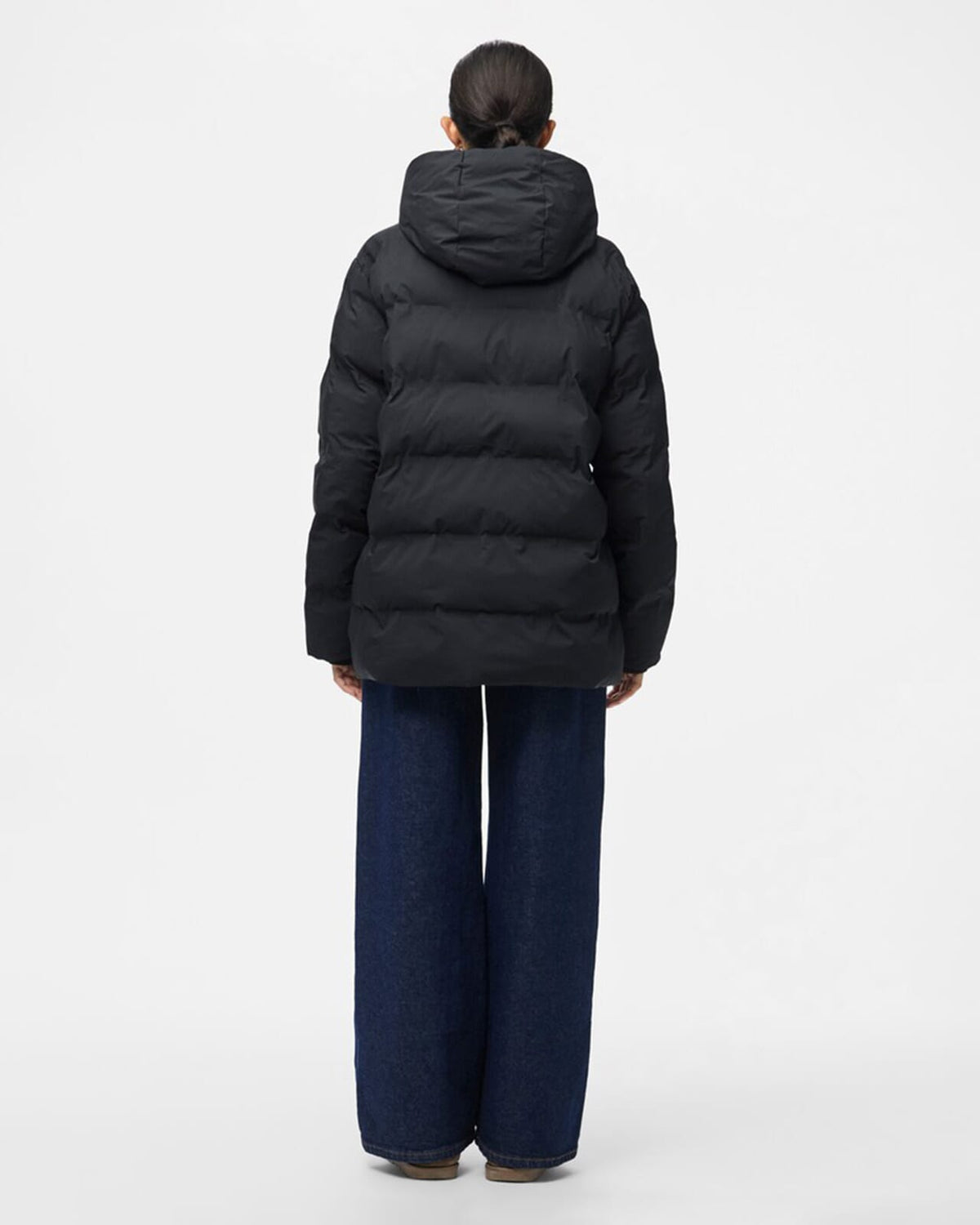 PIECES Boblejakke Norma Puffer Jacket - Black
