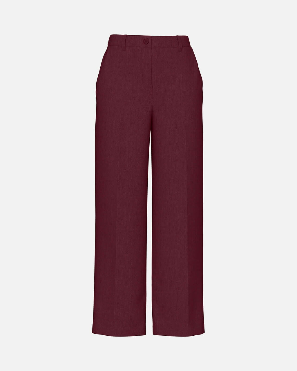 PIECES Dressbukse Kamil HW Wide - Tawny Port