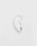 PIECES Øredobber Jina Earstuds 6pack Bundle - Gold Colour St1