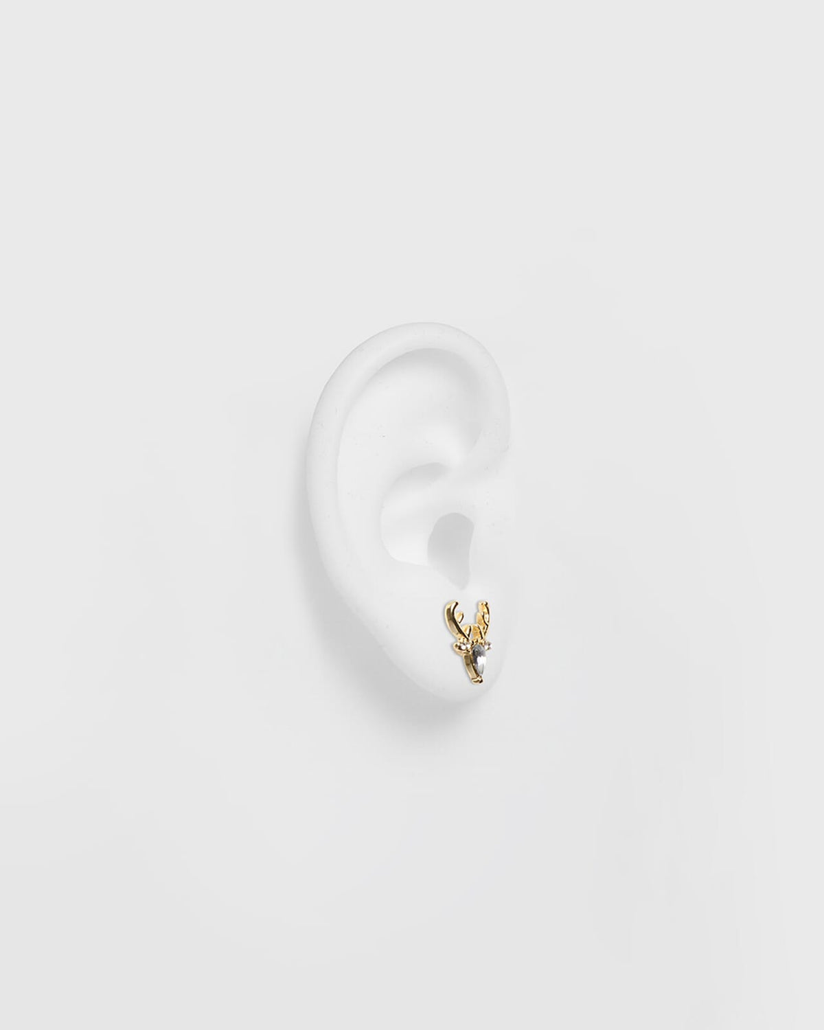 PIECES Øredobber Jina Earstuds 6pack Bundle - Gold Colour St1