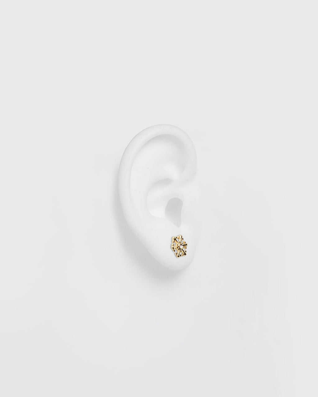 PIECES Øredobber Jina Earstuds 6pack Bundle - Gold Colour St1
