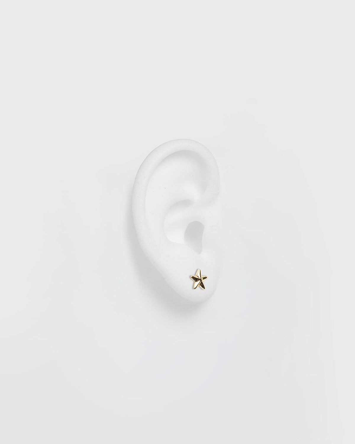 PIECES Øredobber Jina Earstuds 6pack Bundle - Gold Colour St1