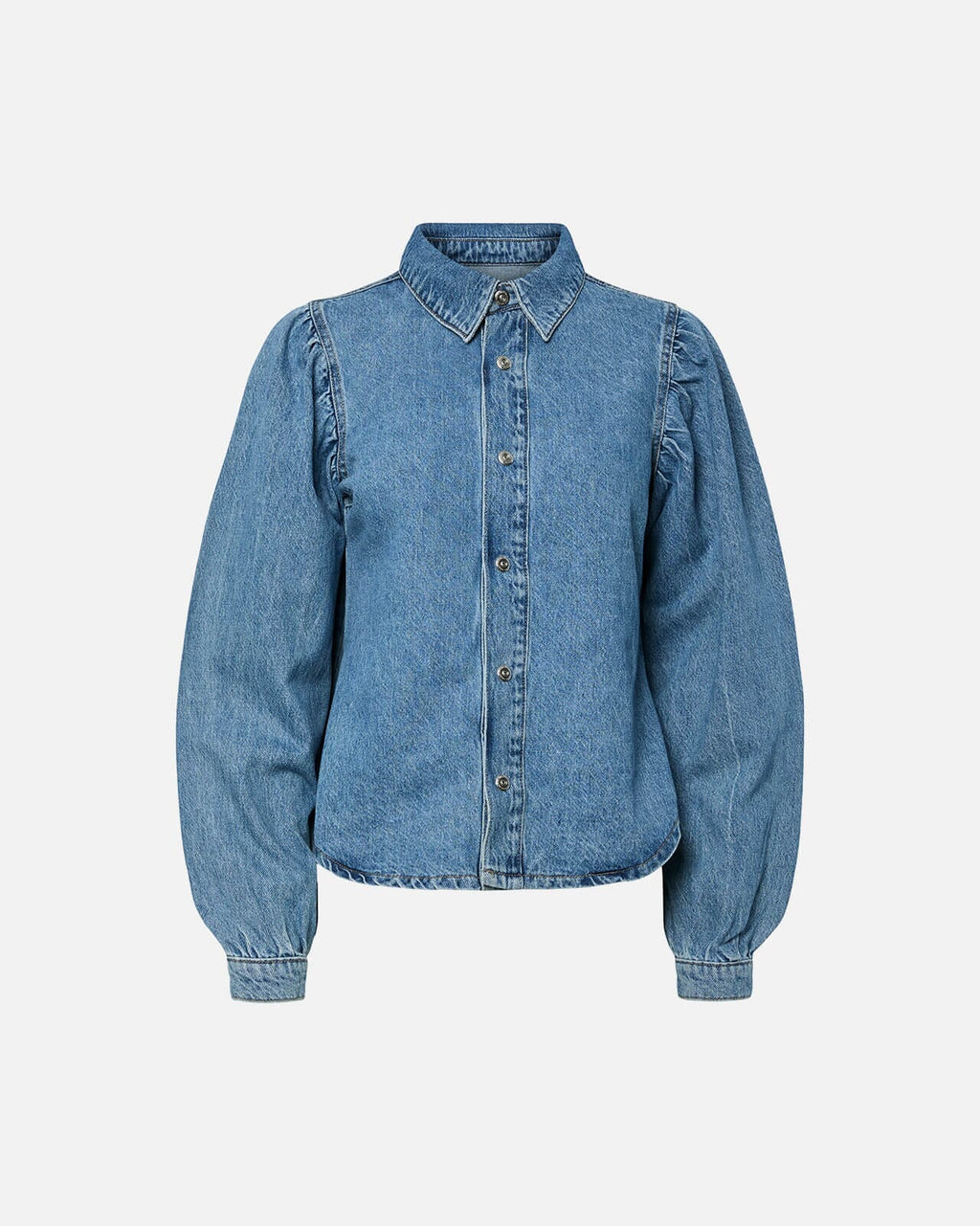 PIECES Denimskjorte Ritt - Light Blue Denim