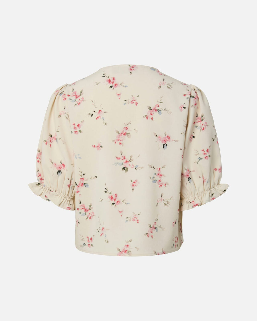 PIECES Topp Bosella 2/4 - Whitecap Gray/ Flower
