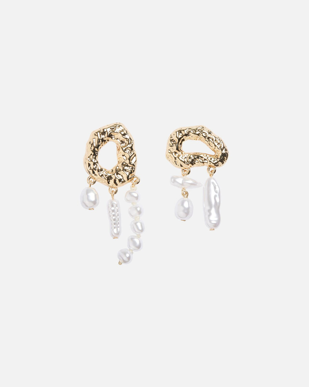 PIECES Øredobber Adrianna 2 - Gold Colour St2