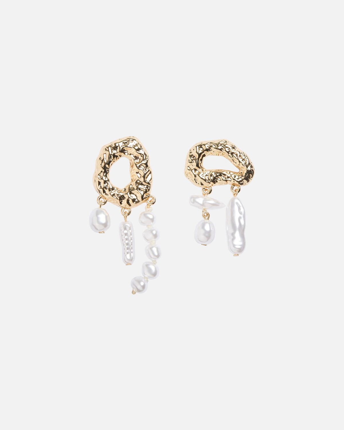 PIECES Øredobber Adrianna 2 - Gold Colour St2