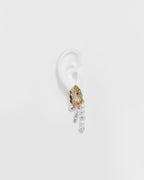 PIECES Øredobber Adrianna 2 - Gold Colour St2