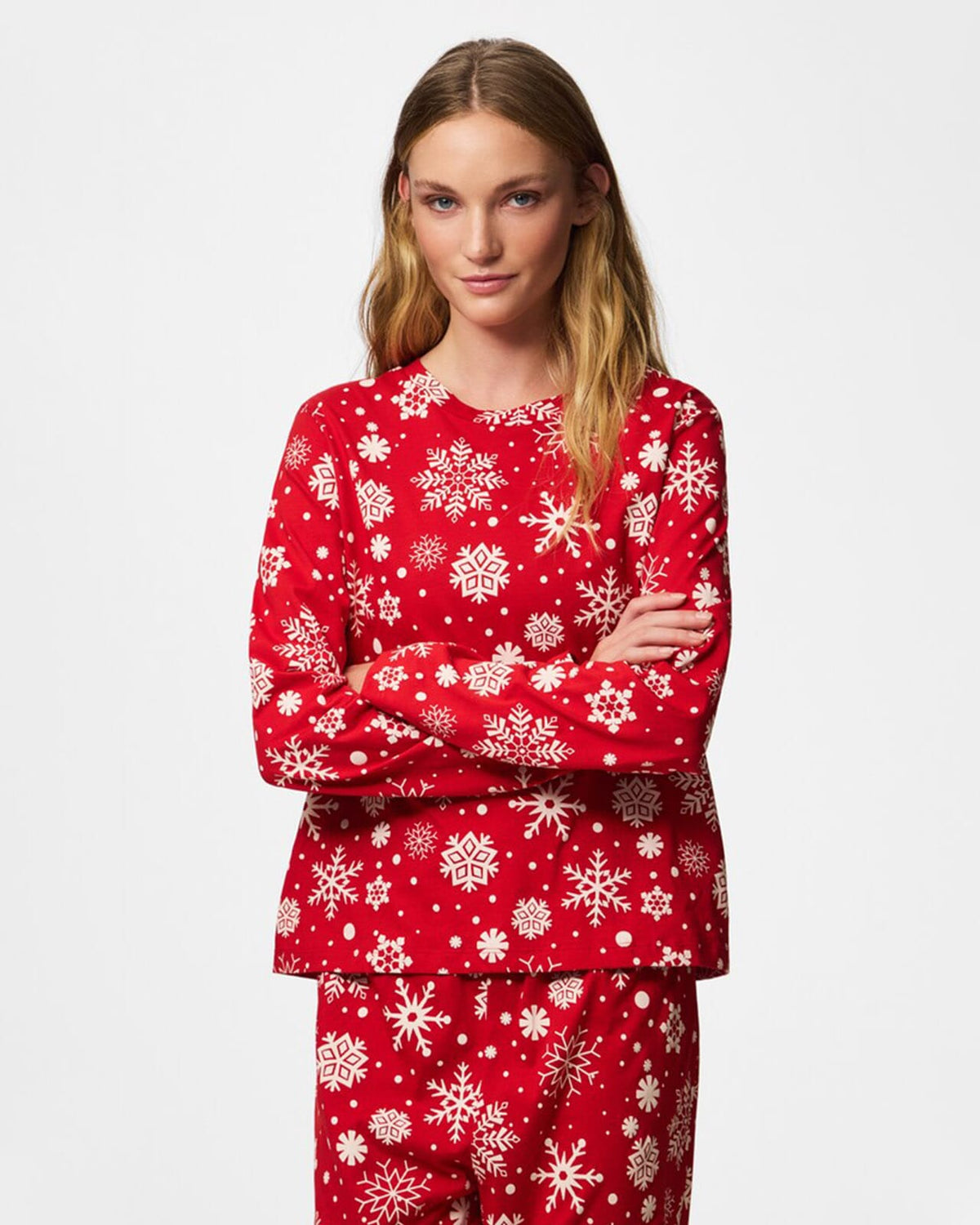 Pysj Naya Xmas LS Nightwear Set - Adrenaline Rush Snowflakes