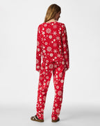 Pysj Naya Xmas LS Nightwear Set - Adrenaline Rush Snowflakes
