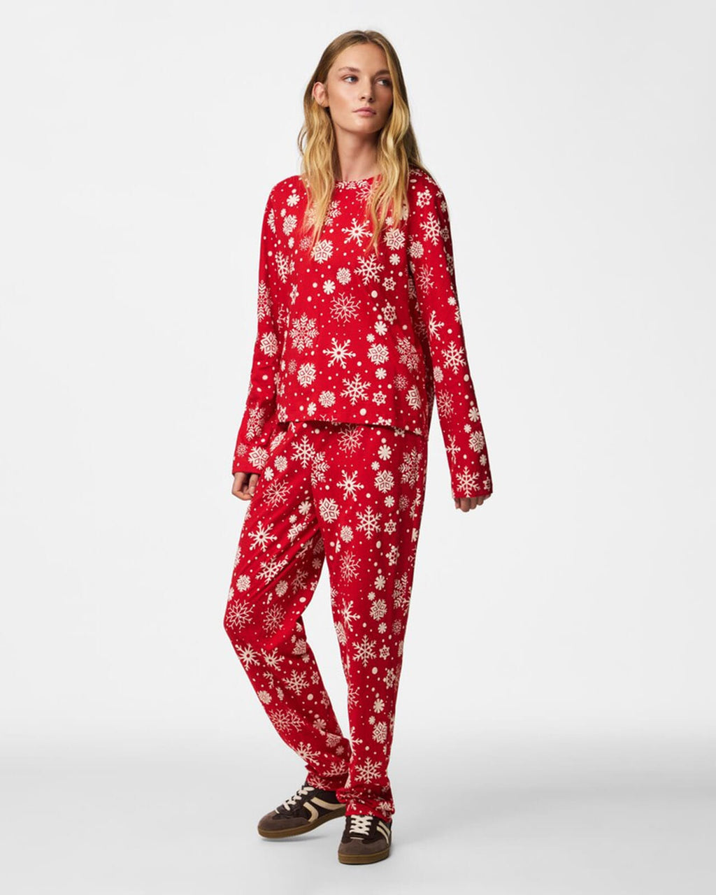 Pysj Naya Xmas LS Nightwear Set - Adrenaline Rush Snowflakes